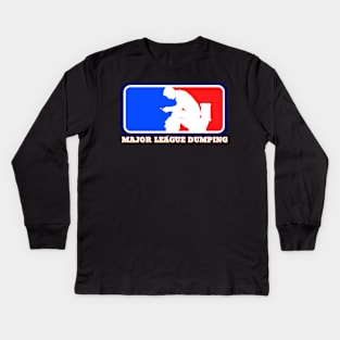 MLD - Major League Dumping Kids Long Sleeve T-Shirt